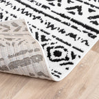 Scandinavian Rug - Scandi Geo Black/White