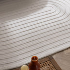 Irregular Rug - Flowy Arch Cream