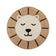 Jute Children's Floor Rug - Julio Lion Beige