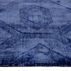 Geometric Floor Rug - Hermine Blue