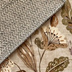 Round washable rug - Misty Flowers Cream