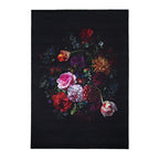 Floral Rug - Florine Black/Pink