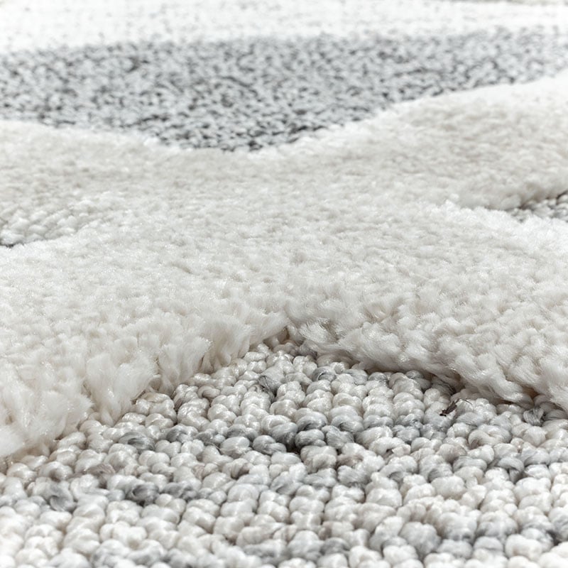 Scandinavian Rug - Pitea Lines Grey/Cream