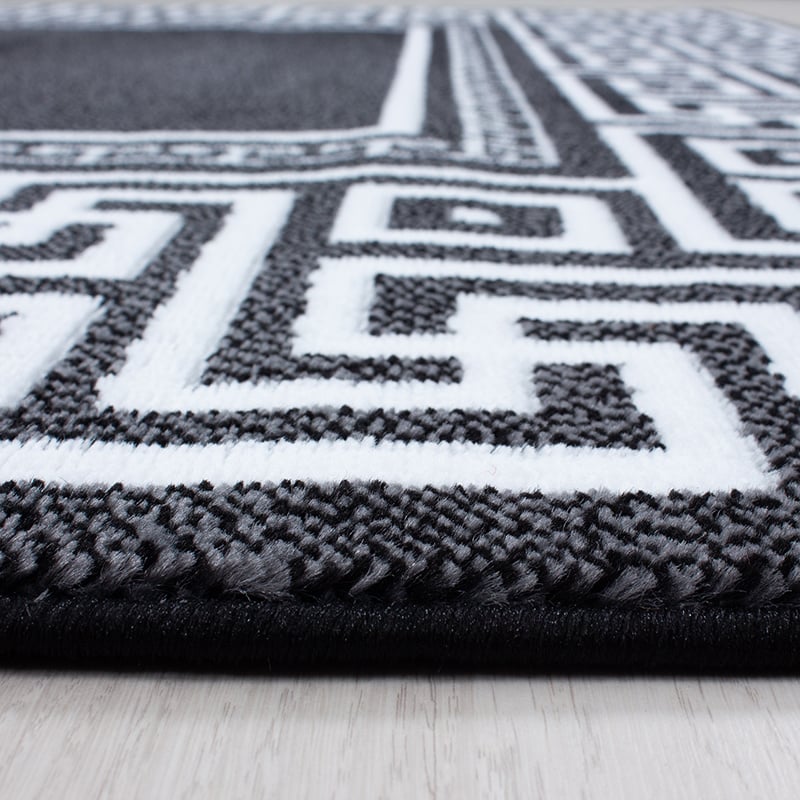 Modern Floor Rug - Jena Black 9340