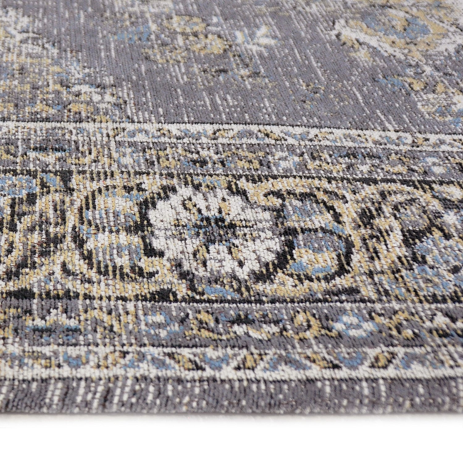 Cotton floor rug - Aurelie Grey
