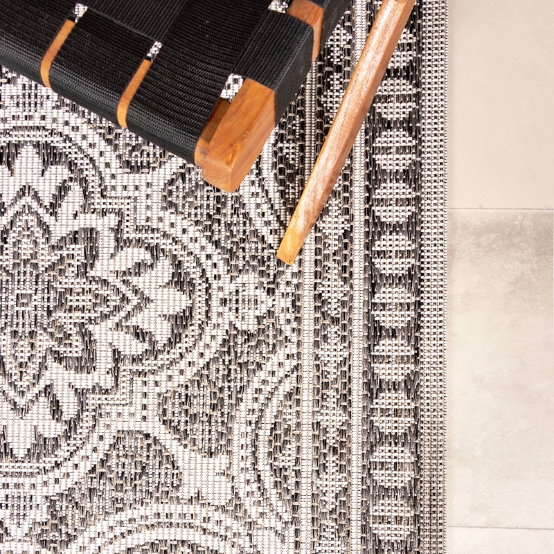 Outdoor Rug - Summer Oriental Grey