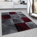 Modern rug - Plus Red 8003
