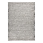 Wool floor rug - Rosemaria Silver/Grey