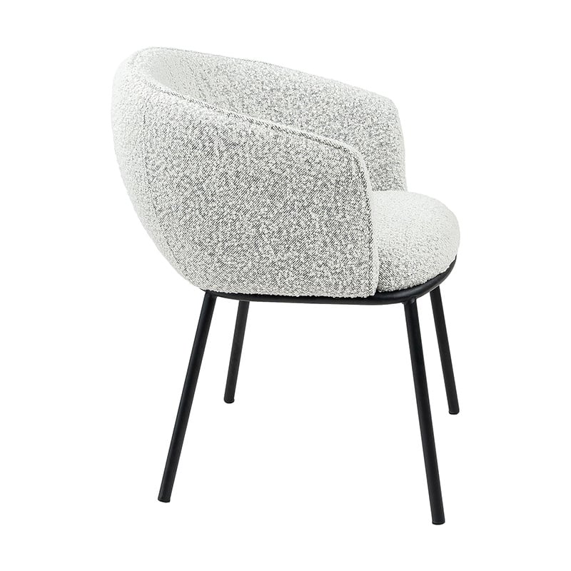 Dining Chair - Duke Black/White Melange