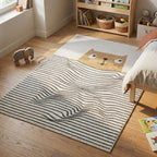Washable Kids Rug - Ravi Cat Multicolour