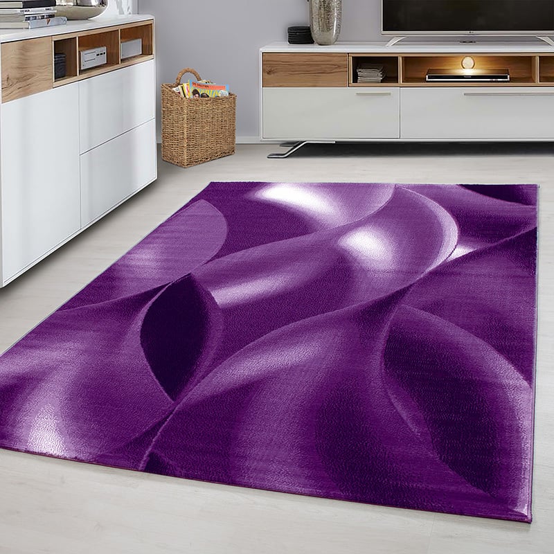 Modern floor rug - Plus Lilac 8008