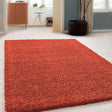 High Pile Rug - Solid Red