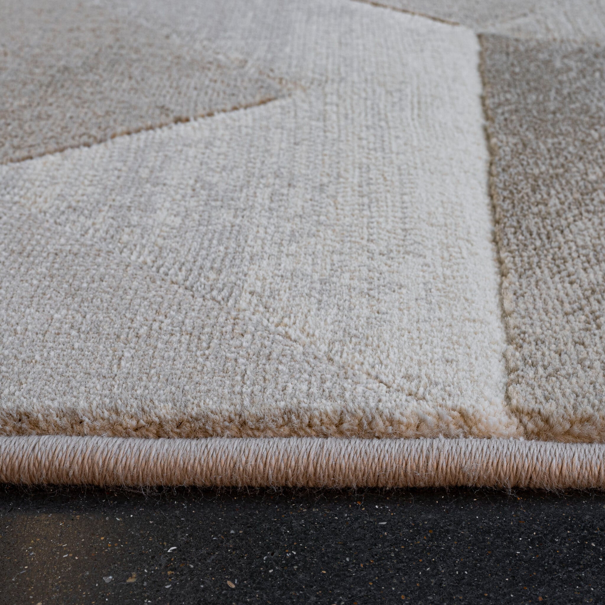 Abstract Floor Rug - Axil Taupe 6575