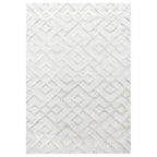 Scandinavian Area Rug - Pitea Pattern Cream