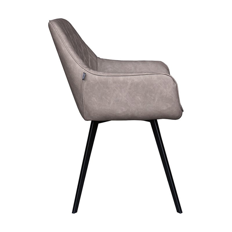 Dining chair - Karl Grey/Beige