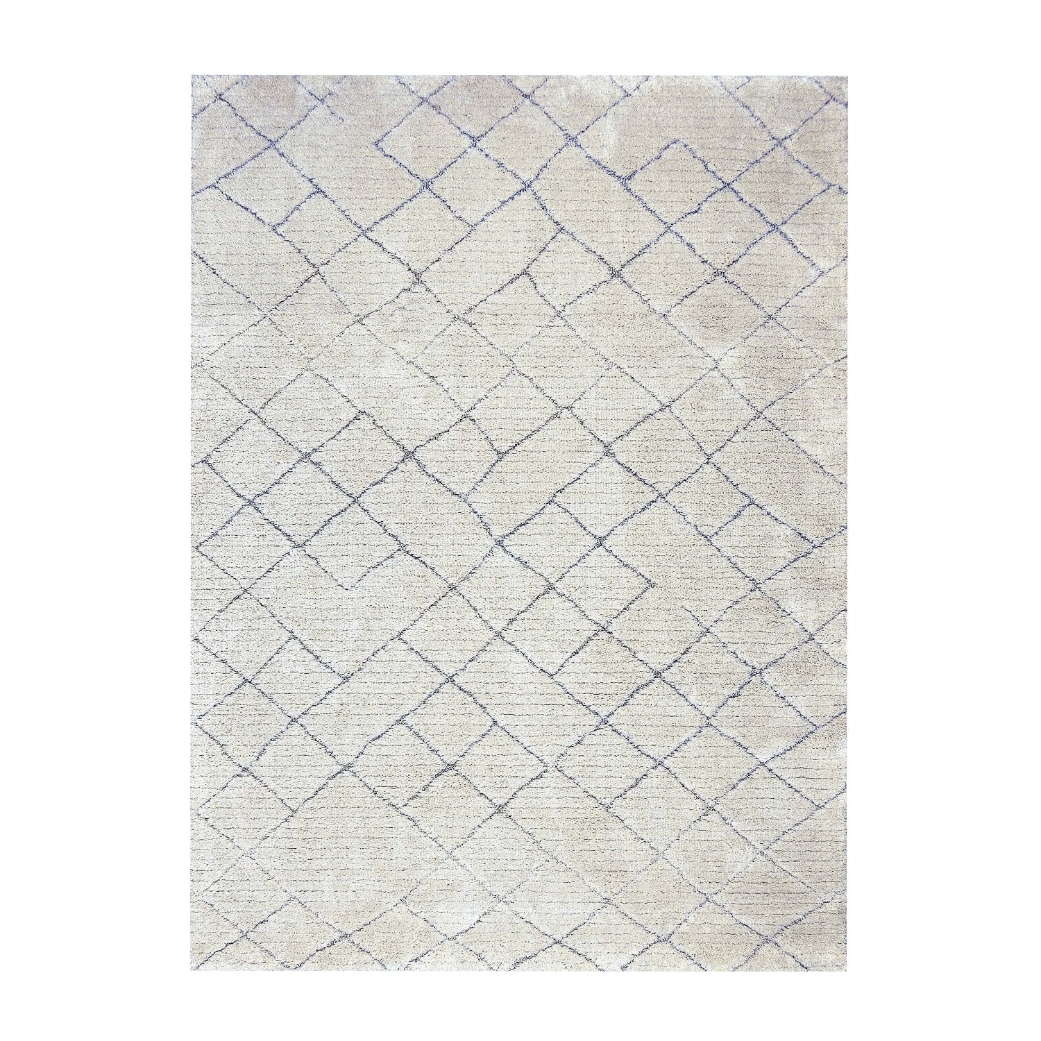 Soft floor rug - Oceane Tiles Cream