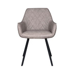 Dining chair - Karl Grey/Beige