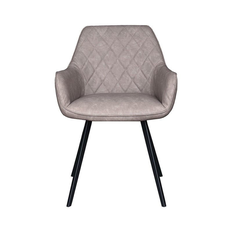 Dining chair - Karl Grey/Beige