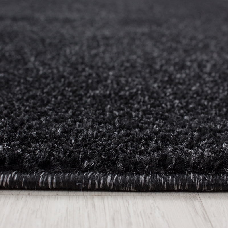 Low-pile floor rug - Asa Anthracite