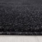 Low-pile floor rug - Asa Anthracite