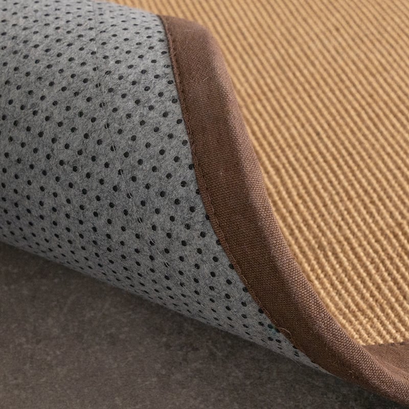 Sisal Rug - Tulum Border Brown