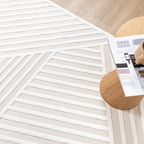 Modern Rug - Nori Lines White