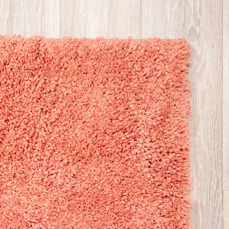 High Pile Rug - Lofty Peach Pink