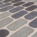 Modern floor rug - Rado Fossil Grey