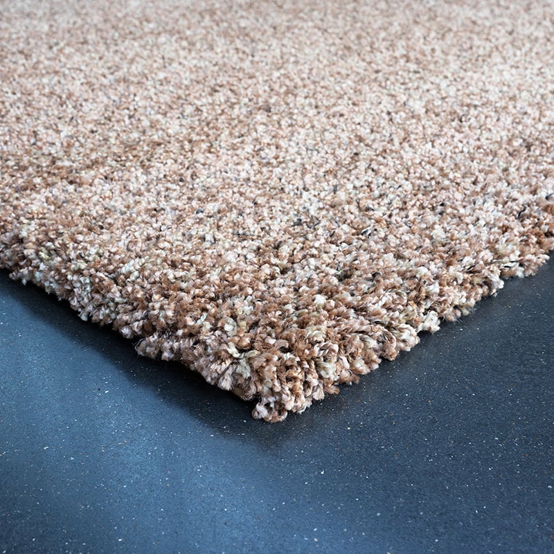High-pile floor rug - Myla Light Brown 8787