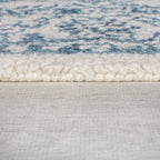 Wool Floor Rug - Wallo Yasmin Ivory/Blue
