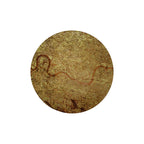Round Graphic floor rug - Cities London 9320