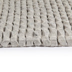 Wool floor rug - Louise Silver
