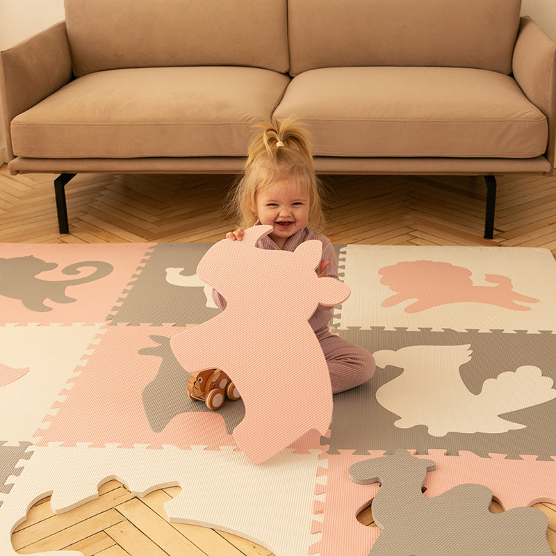 Foam Puzzle Mat XL - Lio Africa Pink