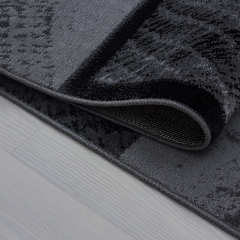 Modern floor rug - Plus Black 8003