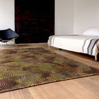 Modern floor rug - Meditation Coral 9227 Brown