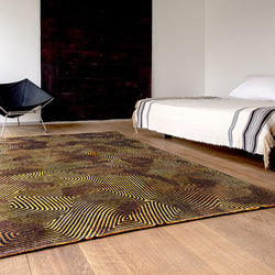 Modern floor rug - Meditation Coral 9227 Brown