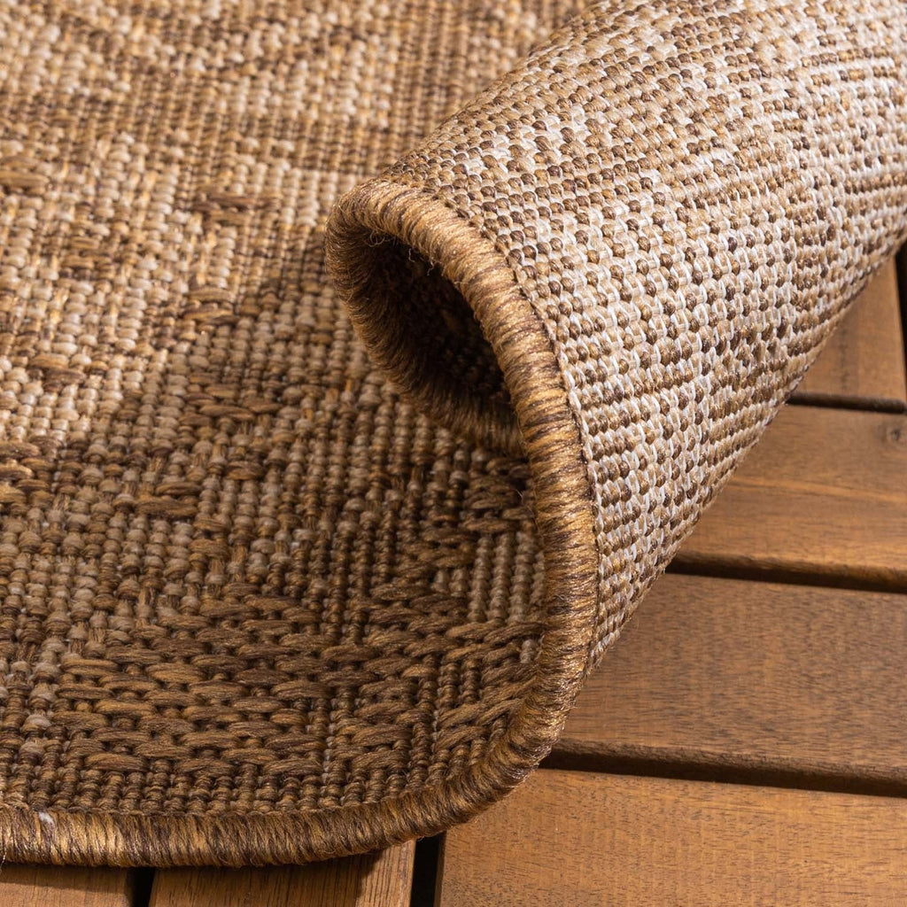 Jute Outdoor Rug - Mavi Medallion Brown/Cream