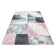 Modern floor rug - Tetris Pink 1710