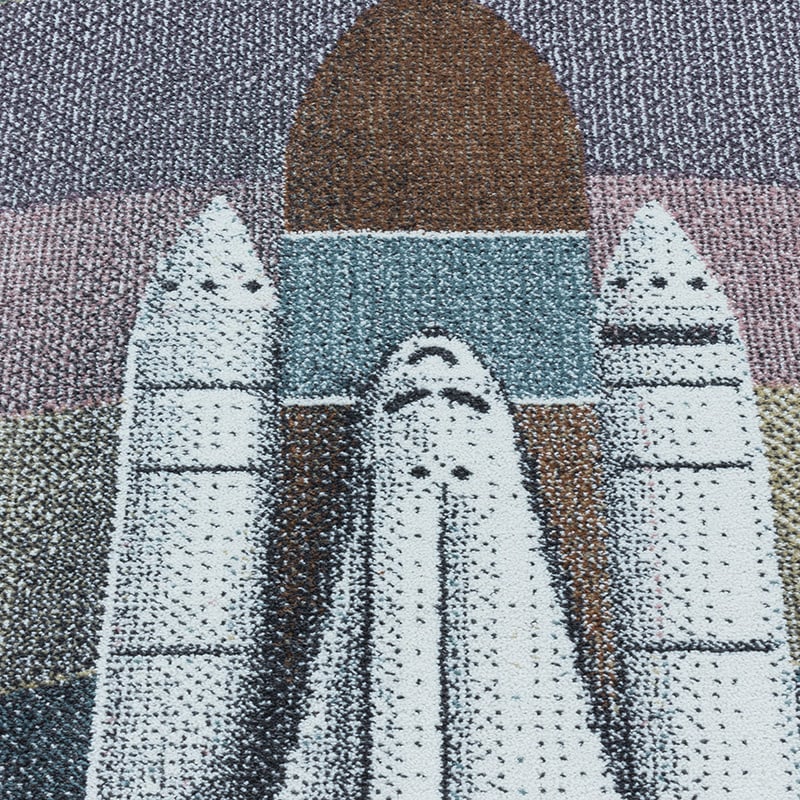 Kids Rug - Fleurtje Rocket Multicolor