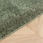 Scandinavian Rug - Lova Border Green