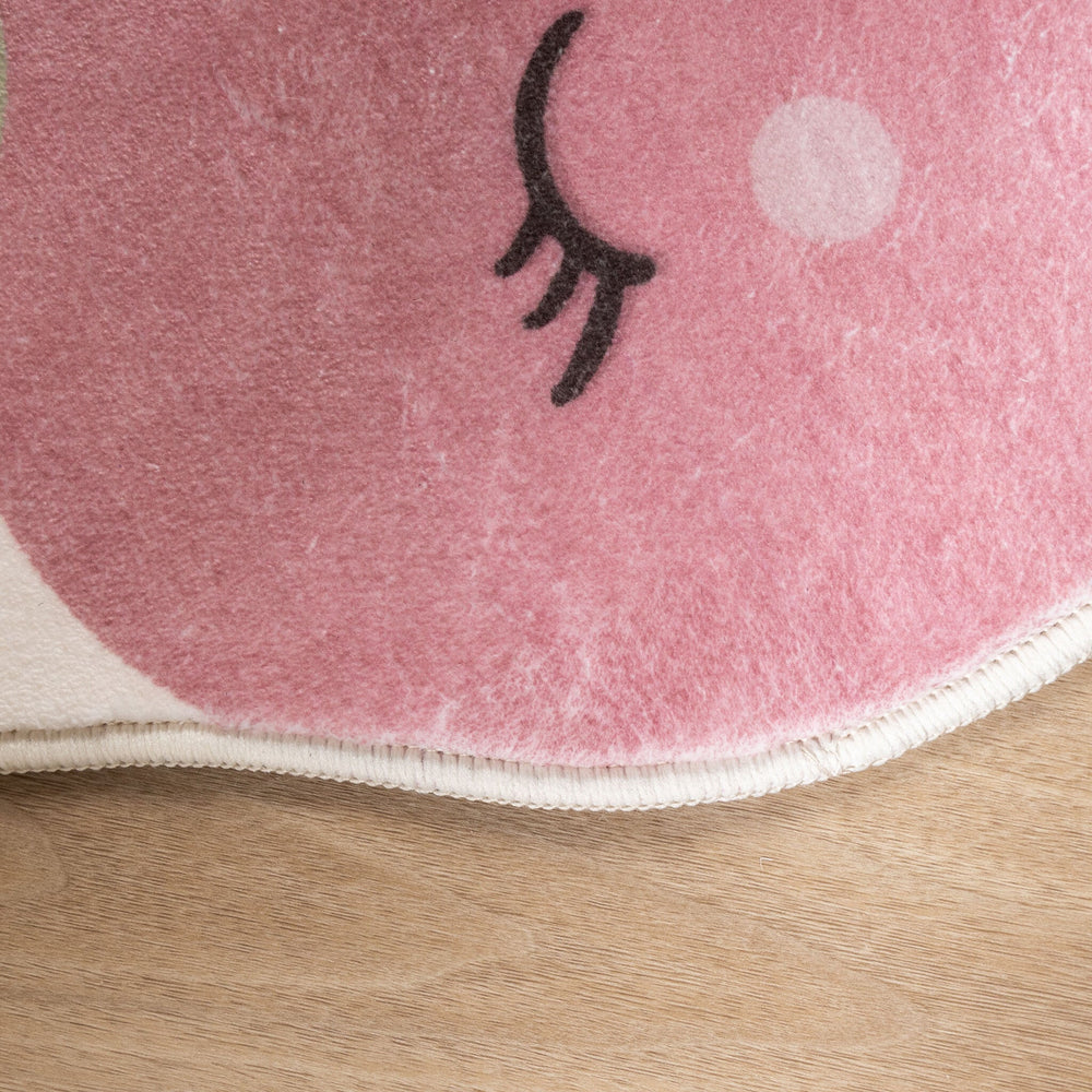 Washable Kids’ Rug – Berry Cherry Red
