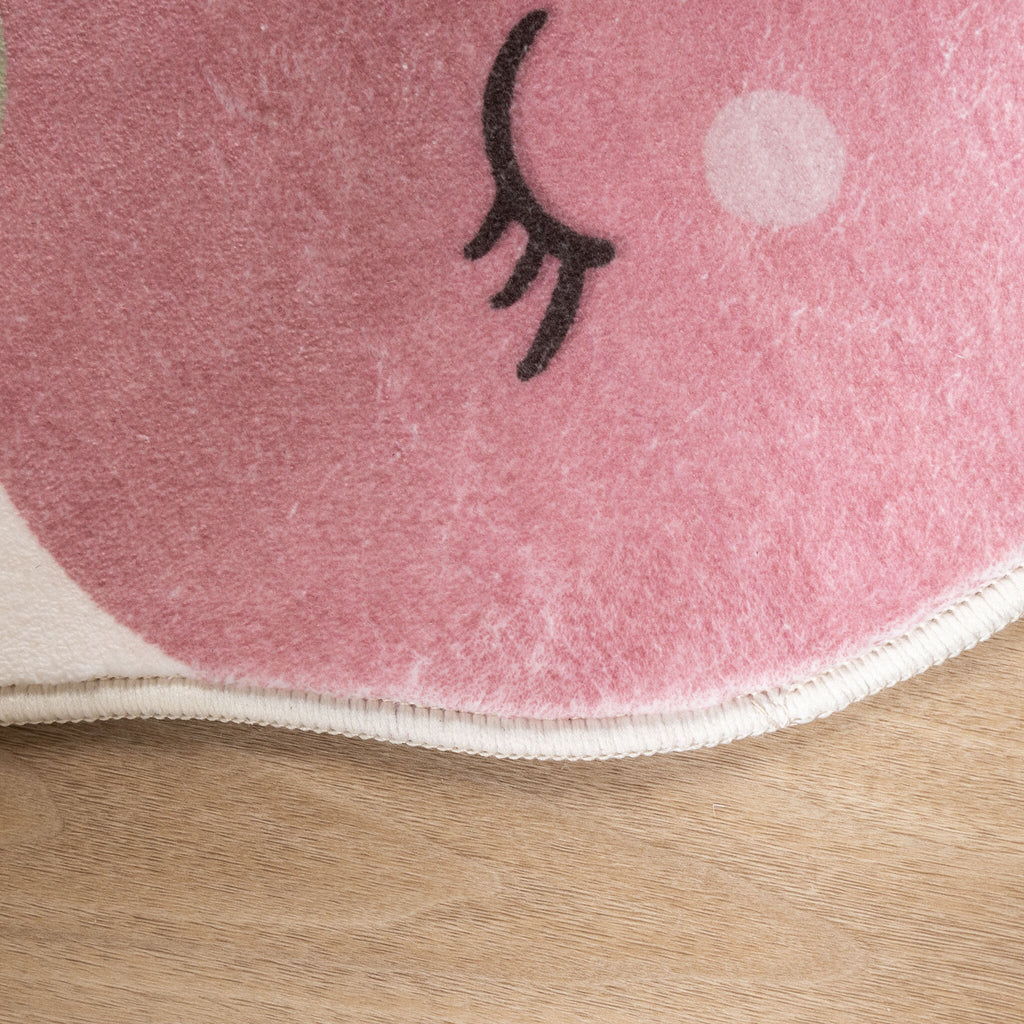 Washable Kids’ Rug – Berry Cherry Red