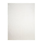 Scandinavian Rug - Charm Curves White