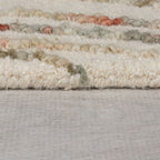 Abstract floor rug - Maceo Swirl Cream/Multi