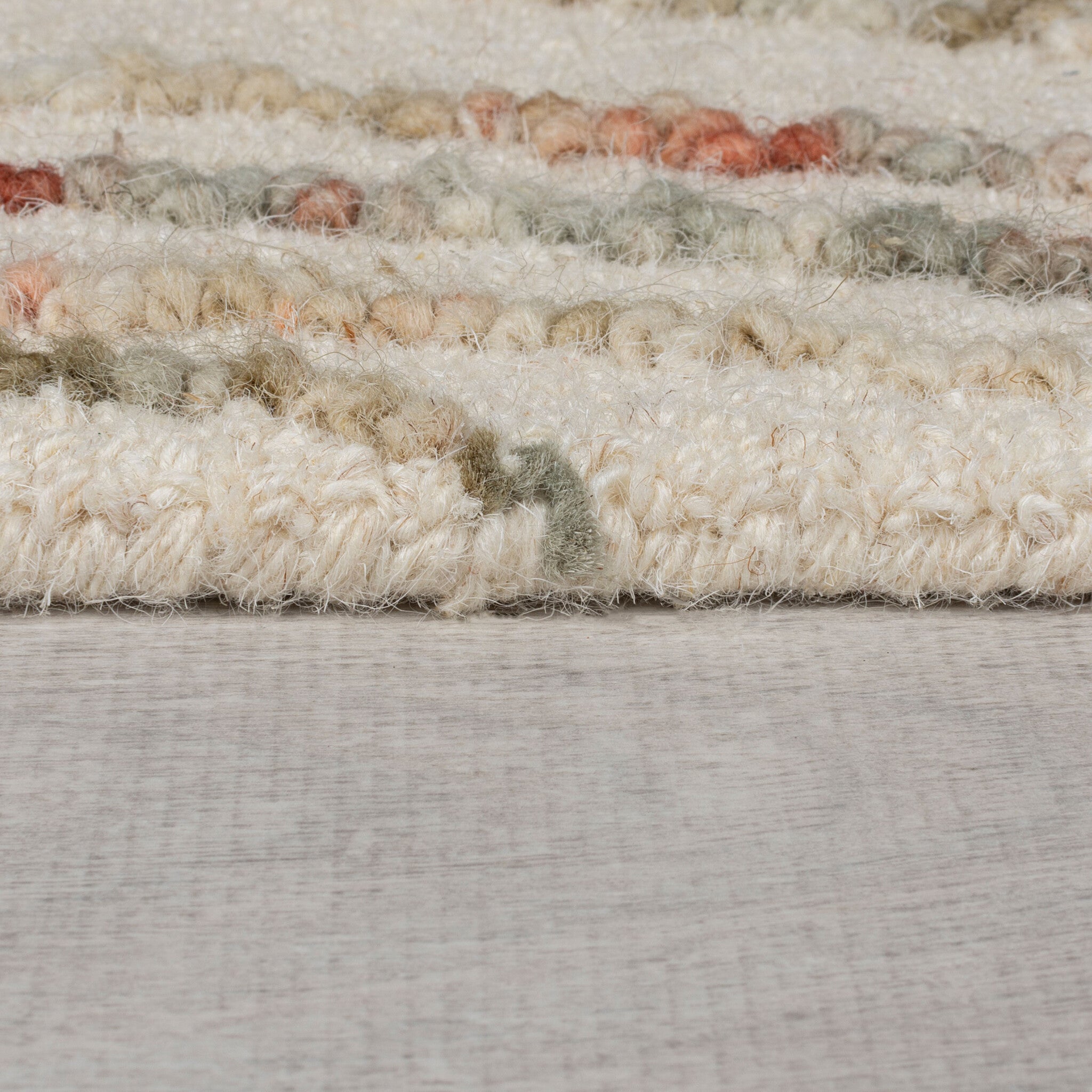 Abstract floor rug - Maceo Swirl Cream/Multi