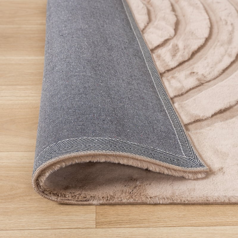 Soft High Pile Rug - Carvy Arches Taupe