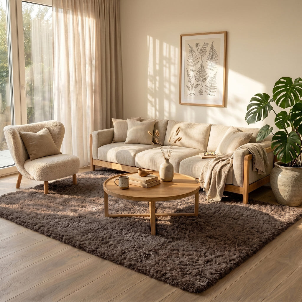 Shaggy Rug - Blaze Taupe