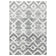 Scandinavian floor rug - Pitea Retro Grey/Cream