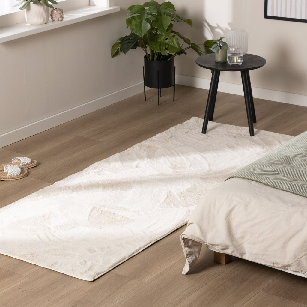 Soft low-pile Runner - Cozy Cream