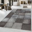 Modern Floor Rug - Streaky Box Brown/Beige